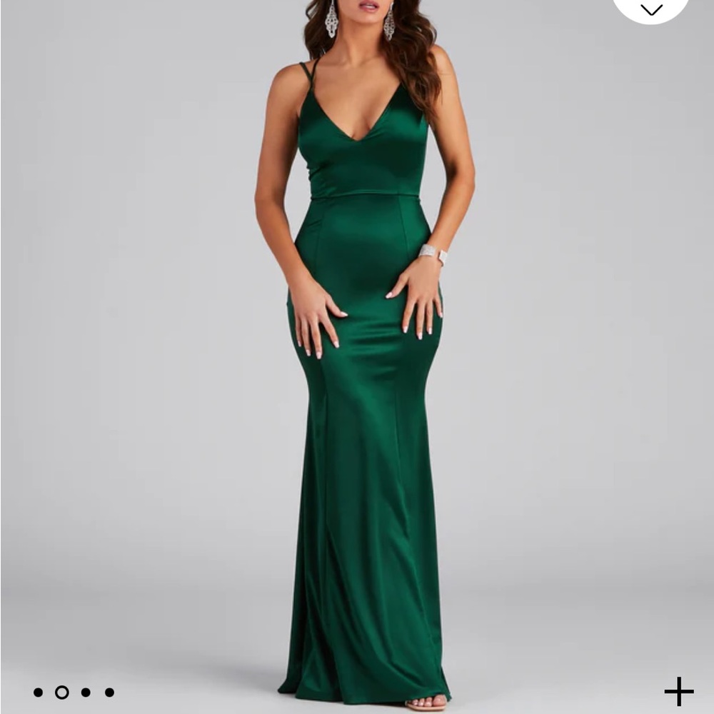 Green Windsor Criss-Cross Dress